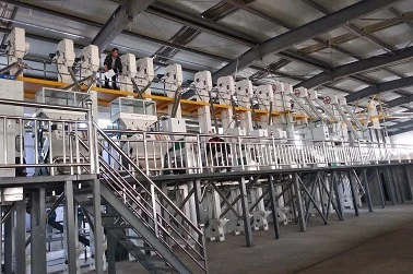 The Workflow Of A Combination Rice Mill